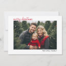 Search for modern script christmas cards 1 photo