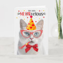 Search for white cat birthday cards Pets
