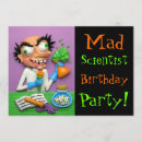 Search for mad scientist invitations Whimsical