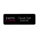 Search for 50 fabulous return address labels Hot pink