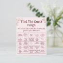Search for find the guest games Bingo