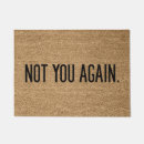 Search for not you again doormats Oh no