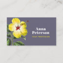 Search for hibiscus business cards Botanical