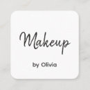 Search for black makeup artist business cards Beauty salon