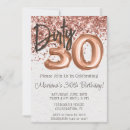 Search for dirty thirty gold birthday invitations Modern