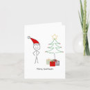 Search for stickman cards Santa