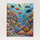 Search for tropical fish puzzles Underwater
