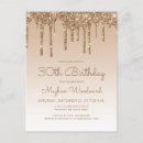 Search for gold glitter 30th birthday invitations Trendy