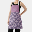 Search for purple butterfly aprons Cute