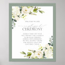 Search for blue floral wedding posters White