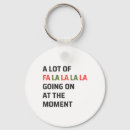 Search for fa la la key rings Christmas tree