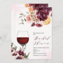 Search for red wine glass invitations Watercolor