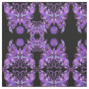 Search for purple butterfly fabric Black