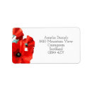 Search for red poppy return address labels Poppies
