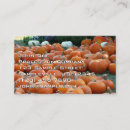 Search for pumpkin business cards Flower