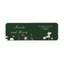 Search for blush floral return address labels Wildflowers