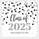 Search for silver and black graduation stickers Graduate