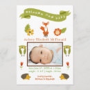 Search for woodland birth announcement cards Fox