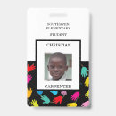 Search for students id badges Colourful