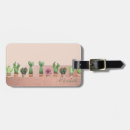 Search for cactus luggage tags Pink