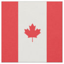 Search for canada flag fabric Red