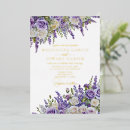 Search for lavender and green wedding invitations Greenery