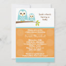 Search for orange owl invitations Baby
