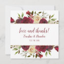 Search for square thank you cards Love and thanks