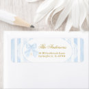 Search for blue cross return address labels Christening