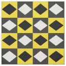 Search for black and white diamonds fabric Abstract