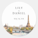 Search for paris wedding stickers Eiffel tower