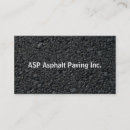 Search for asphalt business cards Construction
