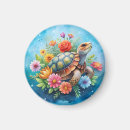 Search for water animal magnets Watercolor
