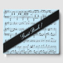 Search for music guest books Musical notes