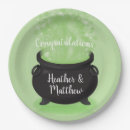 Search for halloween baby shower plates Witch