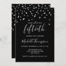 Search for girly 50th birthday invitations Glam