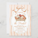 Search for stripe bridal shower invitations Bow
