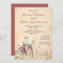 Search for bicycle bridal shower invitations Watercolor