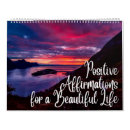 Search for positive affirmation calendars Law of attraction