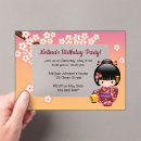 Search for sakura birthday invitations Kawaii