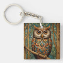 Search for retro owl key rings Vintage