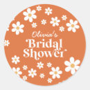 Search for orange daisy labels Hippie