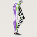 Search for black and green stripe leggings Halloween