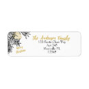 Search for gold lines return address labels Chic