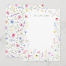 Search for watercolor flower note cards Bride
