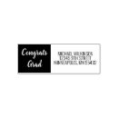 Search for graduation rubber stamps Graduation return address