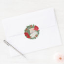Search for poinsettia wreath stickers Holly