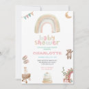 Search for rainbow baby girl shower invitations Minimalist
