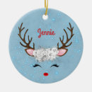 Search for pink reindeer christmas tree decorations Antlers