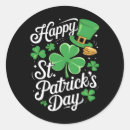 Search for funny leprechaun stickers Festive